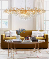Crystal Lamp L160 CM Light Fixtures Modern Drop Light for Dinning Room Chandeliers Ceiling Luxury Lamps Julia M LifeStyles