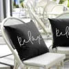 18x18inches Furniture Patio Chair Decorative Waterproof Outdoor Pillows Cushions Covers