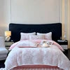 4kg Simple Style Three-dimensional Carved Milk Velvet Polyester-Filled Four-Piece Set for Fall Season Julia M LifeStyles