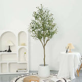 Nearly Natural Small 1meter 6 Feet 6ft Large Fake Artificial Plants Outdoor 9 Feet 8 Ft 2.1m 2m Big Potted Faux Olive Tree