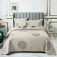 Handmade Bedding Quilts Embroidery Flower 100% Cotton Queen King Size Stitching Patchwork Bedspread 3pcs Quilt Set Julia M LifeStyles