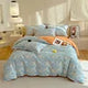 Luxury 100% Cotton Microfiber Twill Bedding Set - Four-Piece Duvet Cover&Sheet Set