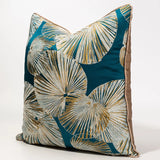 Large Leaf Design Cushion Cover 18x18 20x20inches Summer Throw Pillow Covers for Livingroom Bedroom Generous Pillowcase