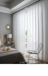 Super Soft Snow White S Fold Wavy Tulle Curtains for Living Room Julia M LifeStyles