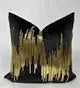 New Style Cushion Cover 50x50 Art Design Black Pillowcase Modern Black Luxury Pillow Covers 18x18 20x20 Inches Julia M LifeStyles