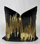 New Style Cushion Cover 50x50 Art Design Black Pillowcase Modern Black Luxury Pillow Covers 18x18 20x20 Inches