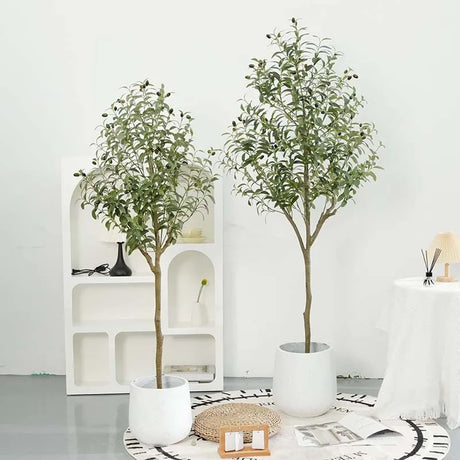Nearly Natural Small 1meter 6 Feet 6ft Large Fake Artificial Plants Outdoor 9 Feet 8 Ft 2.1m 2m Big Potted Faux Olive Tree