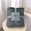 Luxury High Quality Raschel Throw Fleece Blanket Solid Soft Warm Cozy for Winter for Sofa Bed Flannel-Wholesale