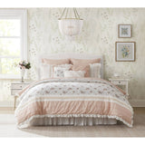 9-Piece Floral Comforter Set in 100% Cotton Percale - King & Super King Sizes