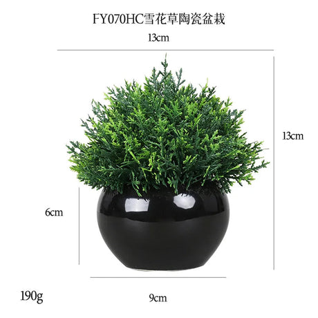 DS  Artificial Plants Potted Greenery Green Grass Plastic Faux Topiary Shrubs for Bathroom Home Kitchen Office Farmhouse Decor Julia M LifeStyles