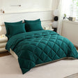 7-Piece Mattress Topper Comforter and Pillowcases Flat Sheet Set Premium Bedding for Comfort and Relaxation Julia M LifeStyles