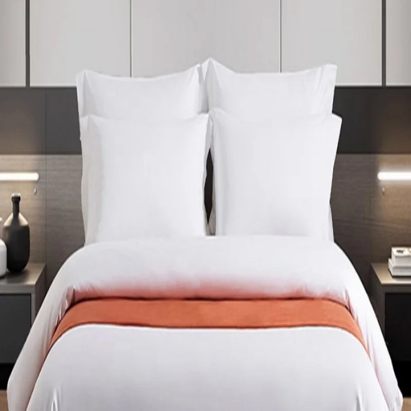European Style 100% Cotton Floral Embroidery 4-Piece Bedding Set