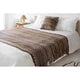 Ethnic Style Knitted Blanket and Pillow Set Wholesale Decorative Striped Cushion and Throw