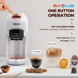 1450w Portable Italian Capsule Coffee Machine for Household Hotel Use  5-in-1 19Bar Electric Automatic Espresso Coffee Maker Julia M LifeStyles