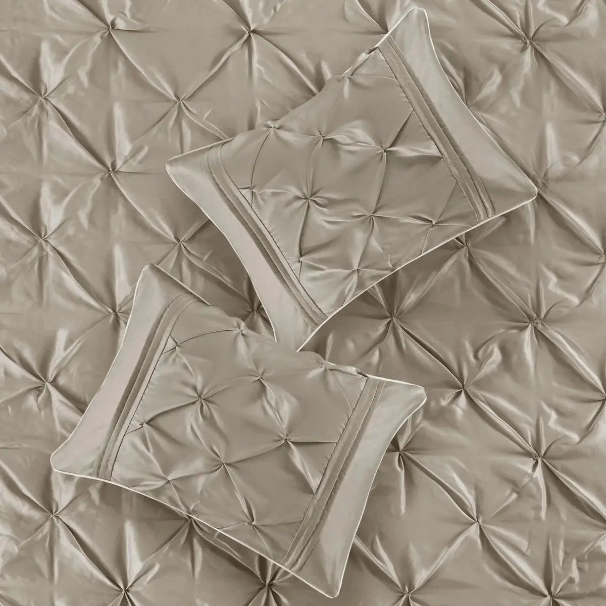 7-Piece Super King Tufted Comforter Set in Solid Pattern for Luxurious Sleep Julia M LifeStyles