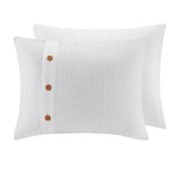 King-Size Cotton Waffle Weave 3-Piece Comforter Set Julia M LifeStyles