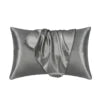 Wholesale Professional Luxury Super Soft Silky Pillow case Solid Color Silk Satin With Envelop Closure