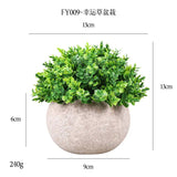 DS  Artificial Plants Potted Greenery Green Grass Plastic Faux Topiary Shrubs for Bathroom Home Kitchen Office Farmhouse Decor Julia M LifeStyles