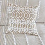 Luxury Embroidered Cotton Oblong Decorative Pillow Floral and Leaf Print Portable Christmas Wool Cushion for Floor Use