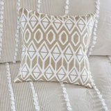 Luxury Embroidered Cotton Oblong Decorative Pillow Floral and Leaf Print Portable Christmas Wool Cushion for Floor Use Julia M LifeStyles