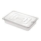 Polycarbonate Food Cover with Hole for Ladle Notched GN Container Cover Gastronorm Pan Lid