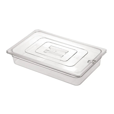Polycarbonate Food Cover with Hole for Ladle Notched GN Container Cover Gastronorm Pan Lid
