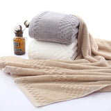70x140cm Bamboo Charcoal Coral Velvet Bath Towel