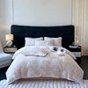 4kg Simple Style Three-dimensional Carved Milk Velvet Polyester-Filled Four-Piece Set for Fall Season Julia M LifeStyles