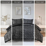 Vibrant Floral Cartoon King-Size Comforter Set in Faux Fur Julia M LifeStyles