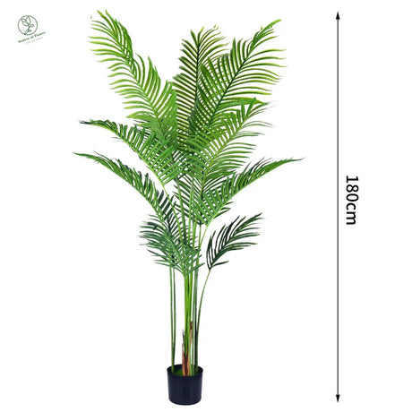 Oh Art Hot Selling 90cm-220cm Tall Artificial Bonsai & Kentia Palm Tree Plastic Outdoor Decorative Palm Tree