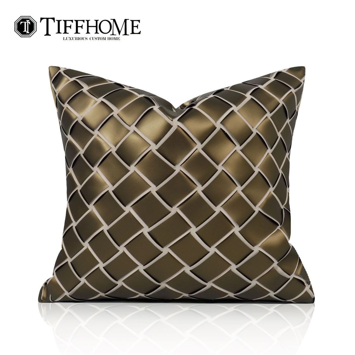 Tiff Home the New 45*45cm Khaki Luxury Decorative Removable Throw Pillow Cover Home Decor Outdoor Chair Car Seat Cushion