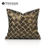 Tiff Home the New 45*45cm Khaki Luxury Decorative Removable Throw Pillow Cover Home Decor Outdoor Chair Car Seat Cushion