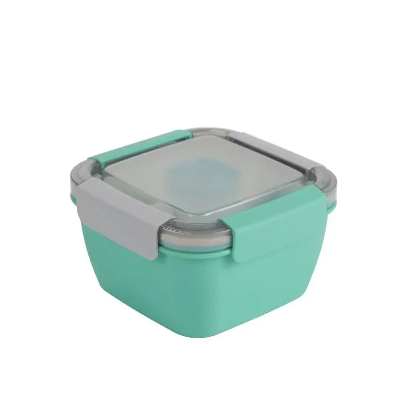New Double-layer Lunch Box Portable Salad Container Compartmentalized Large Capacity Student Lunch Box