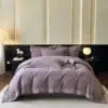 Autumn and Winter Class a Long-staple Cotton Thickened Brushed Duvet Cover Bed Sheets Four-piece Set Embroidered Bedding Set Julia M LifeStyles