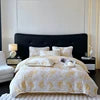 4kg Simple Style Three-dimensional Carved Milk Velvet Polyester-Filled Four-Piece Set for Fall Season Julia M LifeStyles