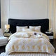 4kg Simple Style Three-dimensional Carved Milk Velvet Polyester-Filled Four-Piece Set for Fall Season Julia M LifeStyles