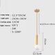 New Modern Style Hanging Kitchen Dining Table Brass Glass Pendant Light