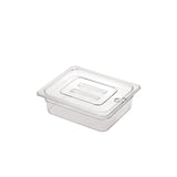 Polycarbonate Food Cover with Hole for Ladle Notched GN Container Cover Gastronorm Pan Lid