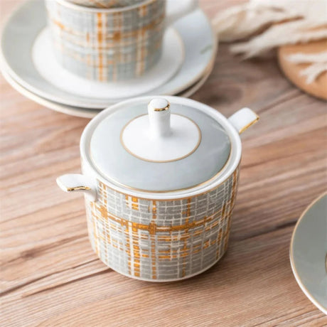 Elegant Bone China Coffee & Tea Set in Minimalist Design Julia M LifeStyles