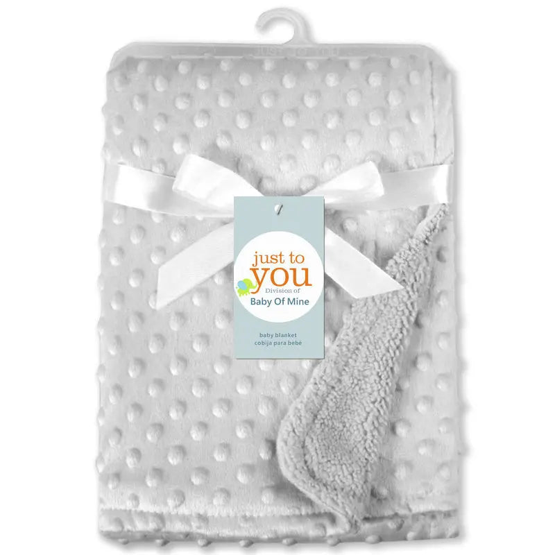 Baby Blanket & Swaddling Newborn Thermal Soft Fleece Blanket Solid Bedding Set Cotton Quilt - Julia M LifeStyles
