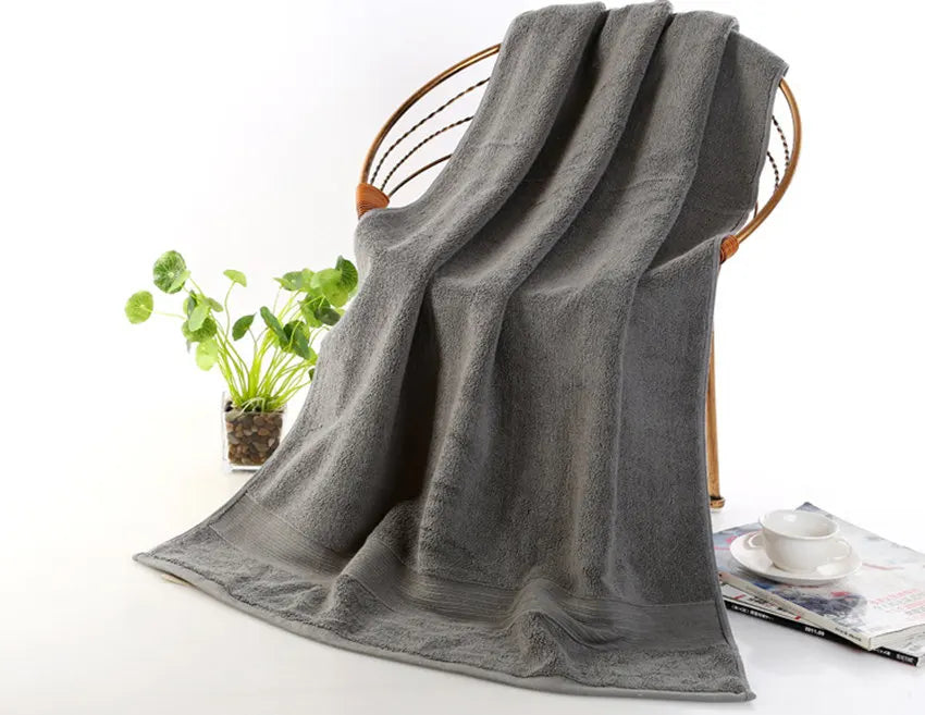 Egyptian Cotton beach towel Terry Bath Towels bathroom 70*140cm 650g Thick Luxury Solid for SPA Bathroom Bath Towels for Adults - Julia M LifeStyles