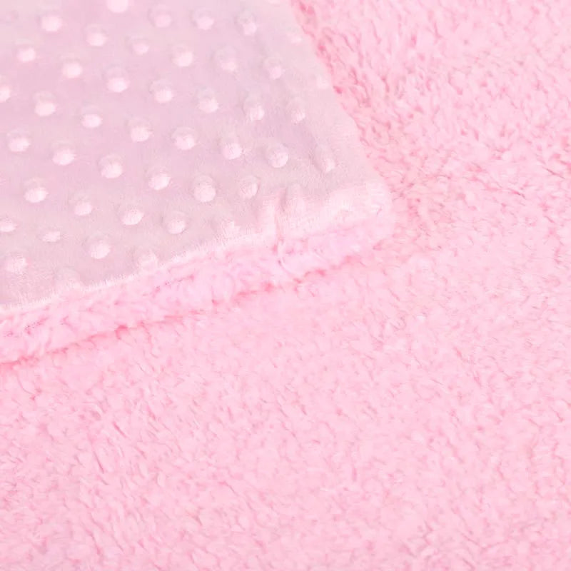 Baby Blanket & Swaddling Newborn Thermal Soft Fleece Blanket Solid Bedding Set Cotton Quilt - Julia M LifeStyles
