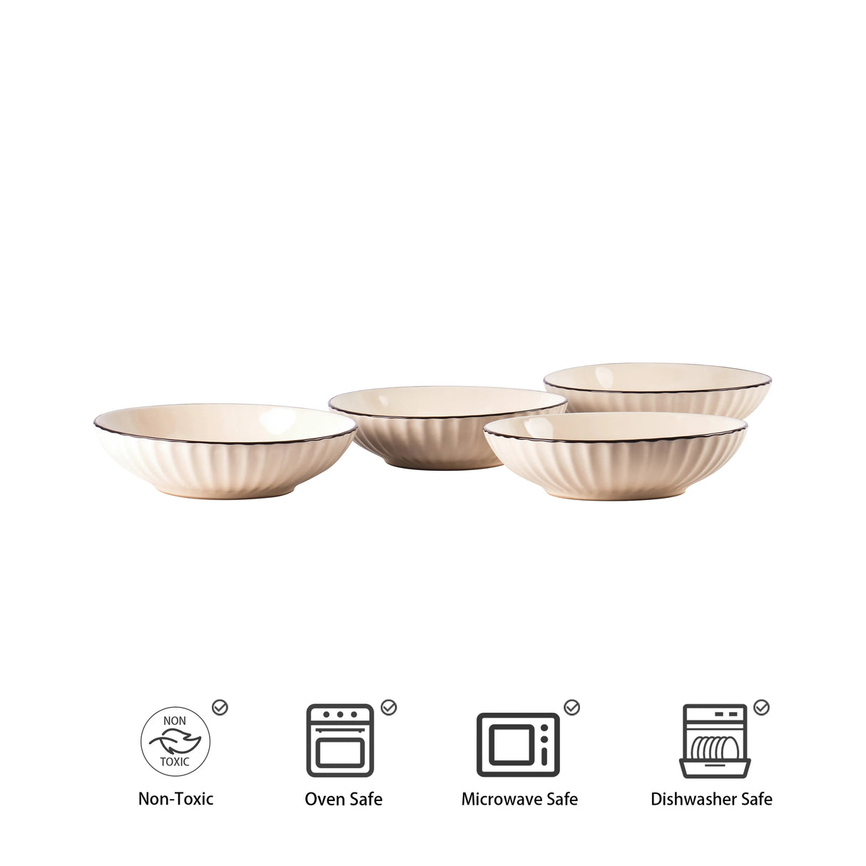 20 Pc Stoneware Embossed Dinner Set High-End Household Ceramic Sets Premium Emboss Dinnerware Sets Home Use