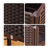 Large Size 80cm Raised Planter Box Outdoor Plastic Garden Bed Legs for Vegetable Herb Flower Plants Home Gardening Pack