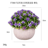 DS  Artificial Plants Potted Greenery Green Grass Plastic Faux Topiary Shrubs for Bathroom Home Kitchen Office Farmhouse Decor Julia M LifeStyles