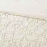 3-Piece Medallion Cotton Chenille Tufted Duvet Cover Set Julia M LifeStyles
