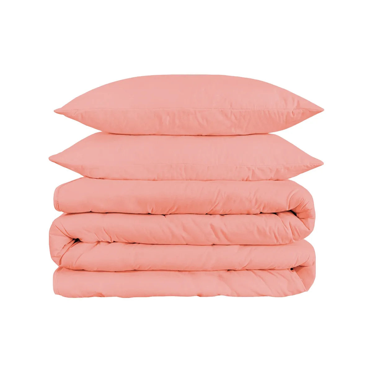 HMS Dusty Rose 1500 Thread Count King Cotton Blend Washable Duvet Cover Set