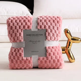 Turtle Shell Pattern Knitted Fleece Throw Blanket 100% Polyester Comfortable Luxury Modern Home Bedding for Travel All-Season
