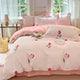 Luxury 100% Cotton Microfiber Twill Bedding Set - Four-Piece Duvet Cover&Sheet Set