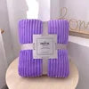 Luxury High Quality Raschel Throw Fleece Blanket Solid Soft Warm Cozy for Winter for Sofa Bed Flannel-Wholesale